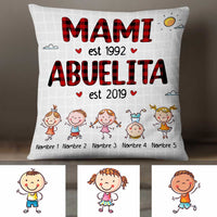 Personalized Mom Grandma Spanish Madre Abuela Pillow DB81 26O34 thumb 1