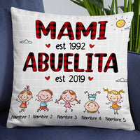 Personalized Mom Grandma Spanish Madre Abuela Pillow DB81 26O34 thumb 1