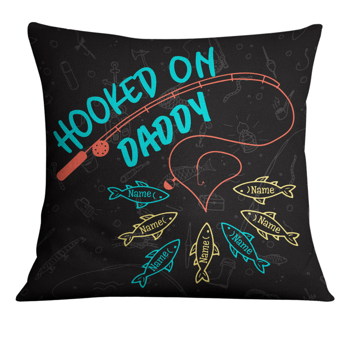 Personalized Fishing Dad Pillow DB84 26O19 1