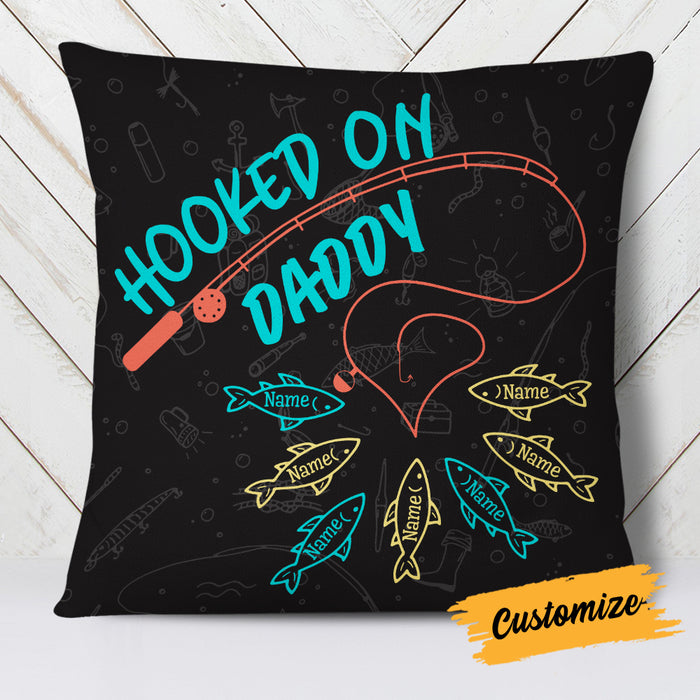 Personalized Fishing Dad Pillow DB84 26O19 1