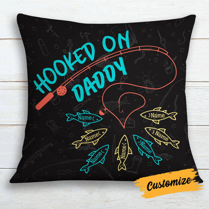 Personalized Fishing Dad Pillow DB84 26O19 1