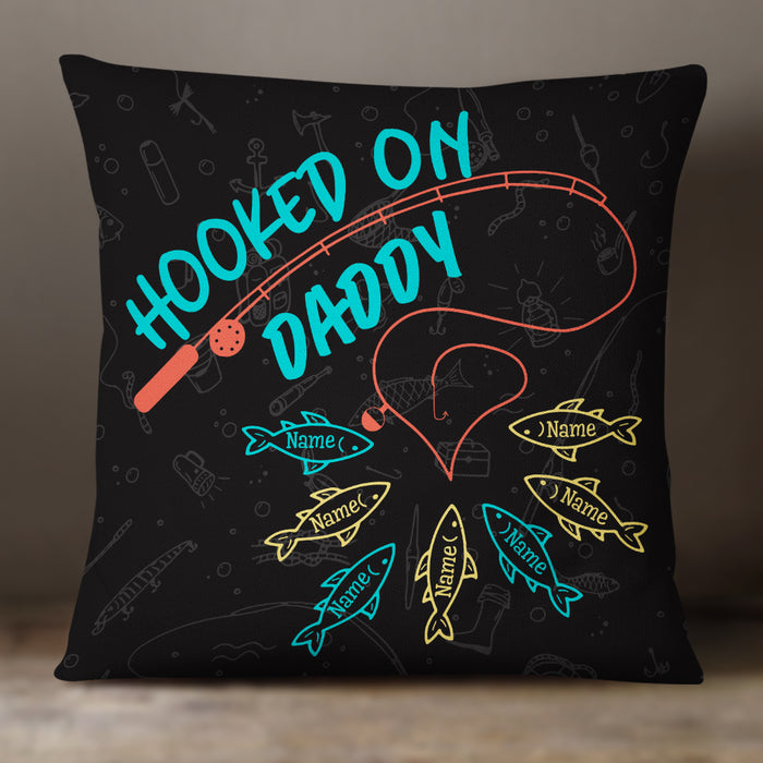 Personalized Fishing Dad Pillow DB84 26O19 1