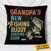 Personalized Fishing Dad Grandpa Pillow DB83 23O58 thumb 1