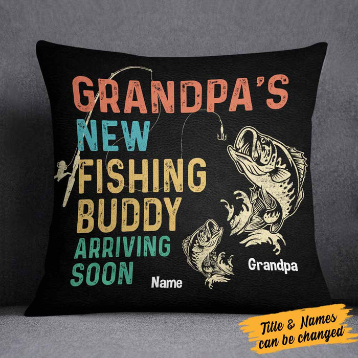 Personalized Fishing Dad Grandpa Pillow DB83 23O58 1