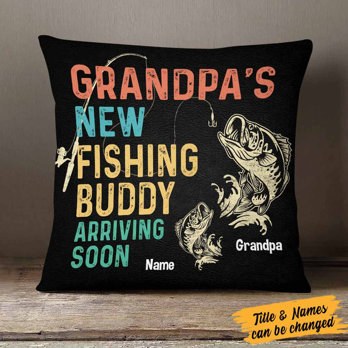 Personalized Fishing Dad Grandpa Pillow DB83 23O58 1
