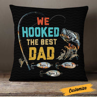 Personalized Fishing Dad Grandpa Pillow DB84 23O23 thumb 1