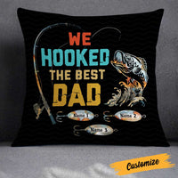 Personalized Fishing Dad Grandpa Pillow DB84 23O23 thumb 1
