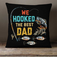 Personalized Fishing Dad Grandpa Pillow DB84 23O23 thumb 1