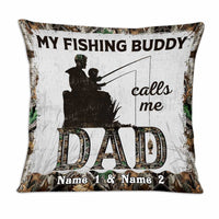 Personalized Fishing Dad Grandpa Pillow DB85 23O47 thumb 1