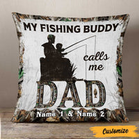 Personalized Fishing Dad Grandpa Pillow DB85 23O47 thumb 1
