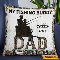 Personalized Fishing Dad Grandpa Pillow DB85 23O47 thumb 1