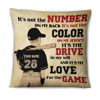 Personalized Love Baseball Pillow DB96 23O66 thumb 1
