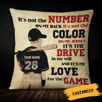 Personalized Love Baseball Pillow DB96 23O66 thumb 1