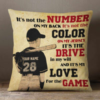 Personalized Love Baseball Pillow DB96 23O66 thumb 1