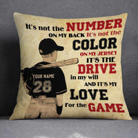 Personalized Love Baseball Pillow DB96 23O66 thumb 1