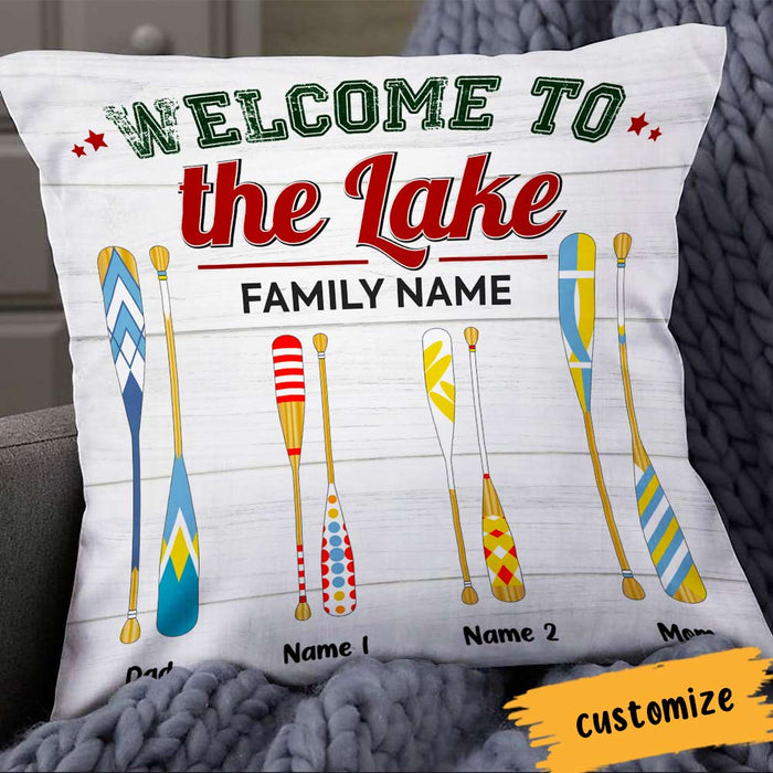Personalized Welcome To The Lake Pillow DB97 23O66 1