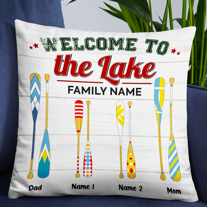 Personalized Welcome To The Lake Pillow DB97 23O66 1