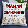 Personalized Mom Grandma French Maman Grand-mère Pillow DB92 26O34 1