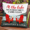 Personalized Lake House Beer Thirty Wine O Clock Pillow DB102 85O47 1