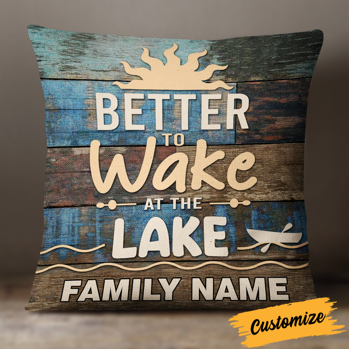 Personalized Wake At The Lake Pillow DB102 30O24 1