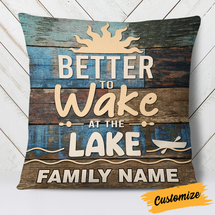Personalized Wake At The Lake Pillow DB102 30O24 1
