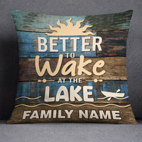 Personalized Wake At The Lake Pillow DB102 30O24 thumb 1