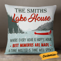 Personalized Lake House Happy Hour Pillow DB103 85O19 thumb 1