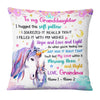Personalized Granddaughter Unicorn Pillow DB91 81O36 1