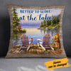 Personalized Wake At Lake Couple Pillow DB102 81O23 1