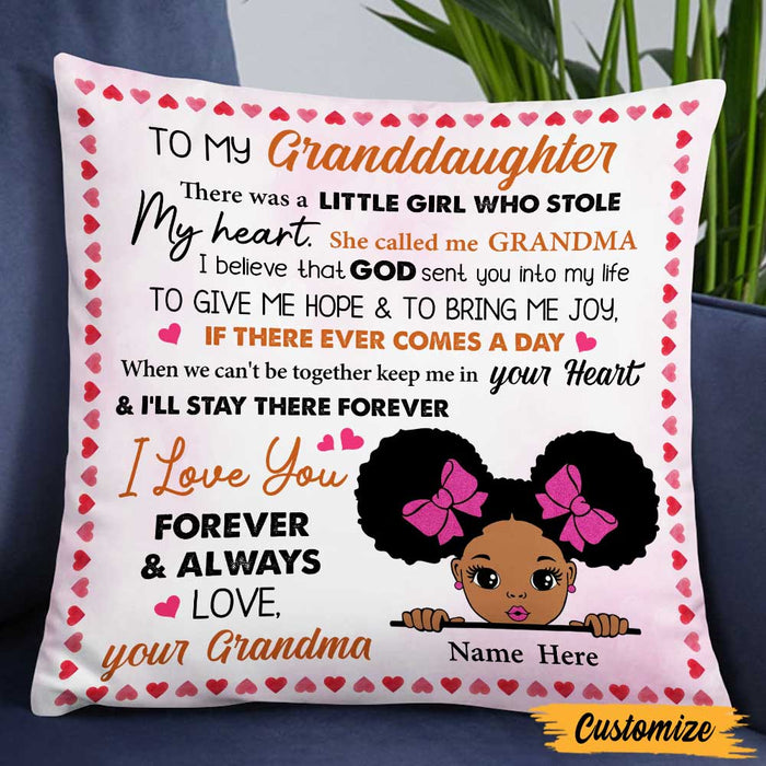 Personalized Mom To My Granddaughter Pillow DB92 30O47 1