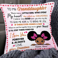 Personalized Mom To My Granddaughter Pillow DB92 30O47 thumb 1