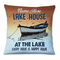Personalized Lake House Pillow DB105 95O23 thumb 1
