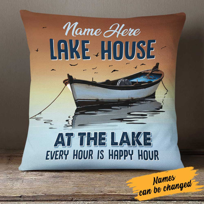 Personalized Lake House Pillow DB105 95O23 1