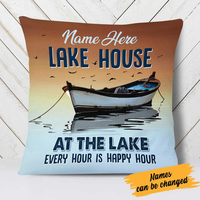 Personalized Lake House Pillow DB105 95O23 1