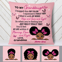 Personalized BWA Mom Grandma Daughter Granddaughter Pillow DB94 30O58 thumb 1