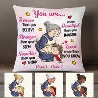 Personalized Mom Grandma Daughter Granddaughter You Are Pillow DB93 95O58 thumb 1