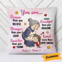 Personalized Mom Grandma Daughter Granddaughter You Are Pillow DB93 95O58 thumb 1