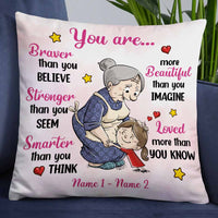 Personalized Mom Grandma Daughter Granddaughter You Are Pillow DB93 95O58 thumb 1