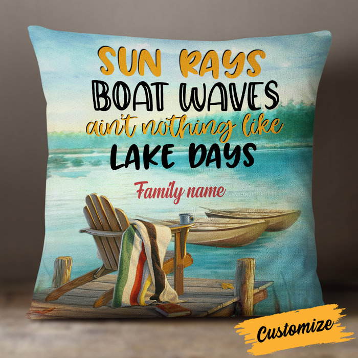 Personalized Lake Days Pillow DB103 23O24 1