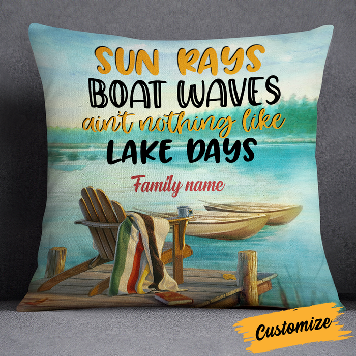 Personalized Lake Days Pillow DB103 23O24 1