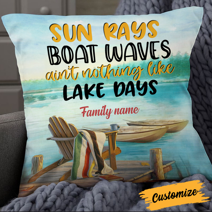 Personalized Lake Days Pillow DB103 23O24 1