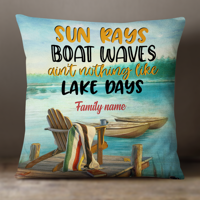 Personalized Lake Days Pillow DB103 23O24 1