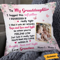 Personalized Granddaughter Daughter Photo Pillow DB107 26O36 thumb 1