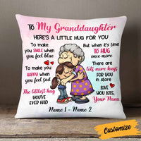 Personalized Mom Grandma Granddaughter Daughter Hug For You Pillow DB108 26O58 thumb 1