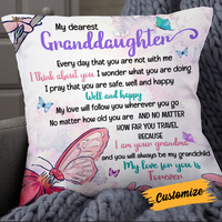 Personalized Grandma To My Granddaughter Pillow DB98 23O24 thumb 1