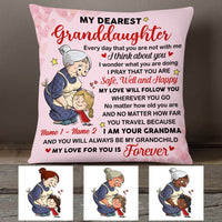 Personalized Mom Grandma Daughter Granddaughter Pillow DB101 23O53 thumb 1