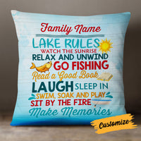 Personalized Lake Rules Pillow DB103 26O18 thumb 1