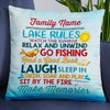 Personalized Lake Rules Pillow DB103 26O18 1