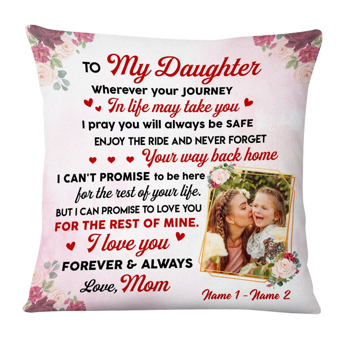 Personalized Mom Grandma Daughter Granddaughter Photo Pillow DB102 26O36 1