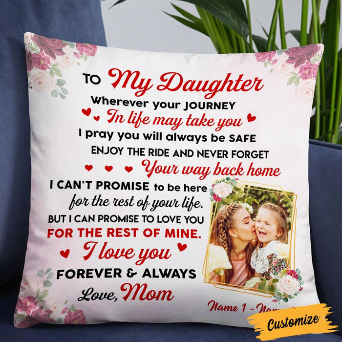 Personalized Mom Grandma Daughter Granddaughter Photo Pillow DB102 26O36 1